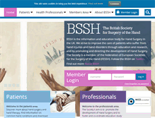 Tablet Screenshot of bssh.ac.uk